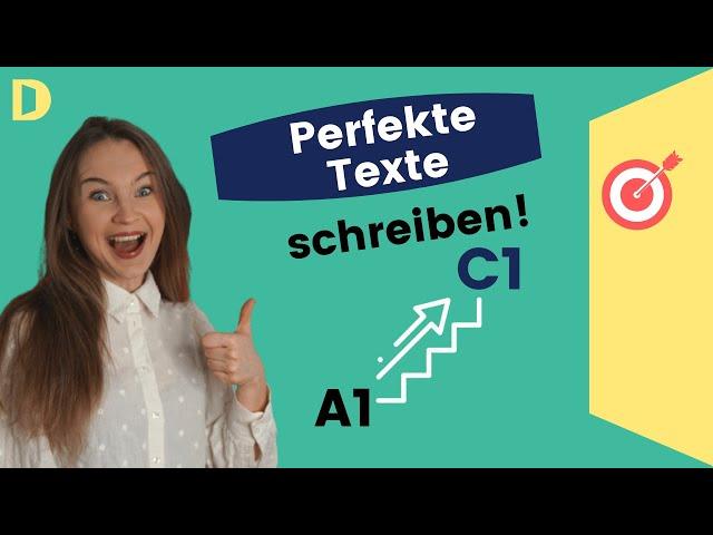 Perfekte Briefe schreiben I Ausdruck verbessern I Deutsch lernen b2, c1