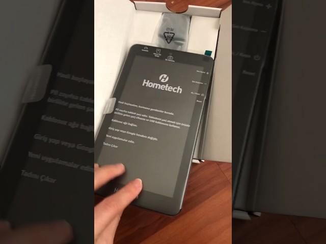 Ev interneti yenilerken tablet hediye gelmiştir ! #hometech