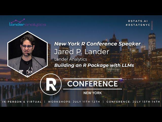 Jared P. Lander - Building an R Package with LLMs