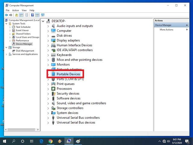 How to Get Back Missing Portable Devices in Device Manager in Windows 10/8/7