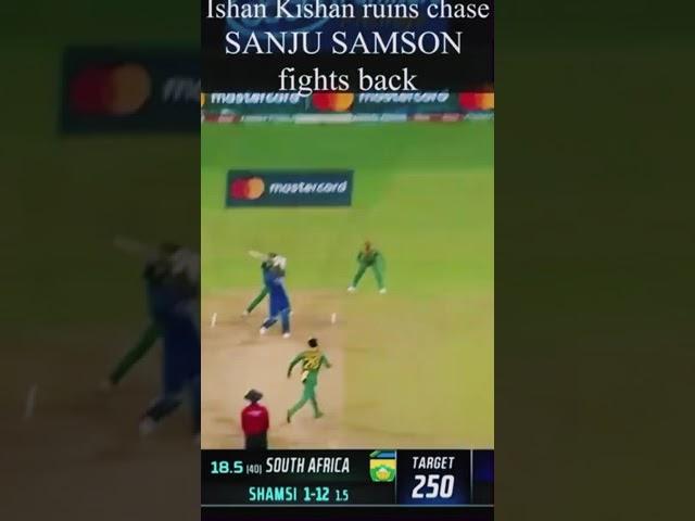 Sanju samson 86* vs South Africa.