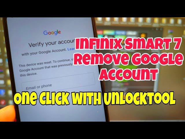 Infinix Smart 7 (x6515), Remove Google Account, Bypass FRP. UnlockTool!