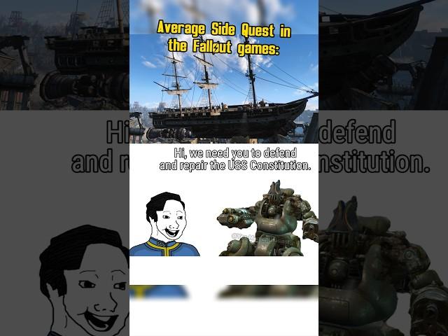 Average Side Quest in the Fallout Games be like: #fallout #memes #shorts #fallout4