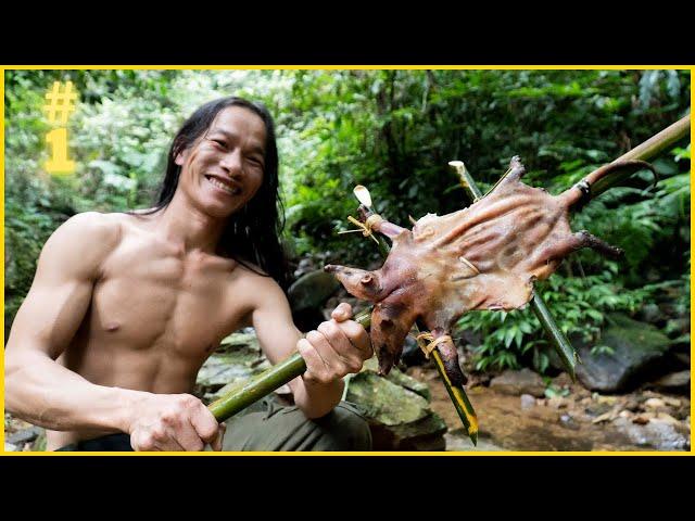 Primitive technology - The 6 month survival challenge in the jungle #2