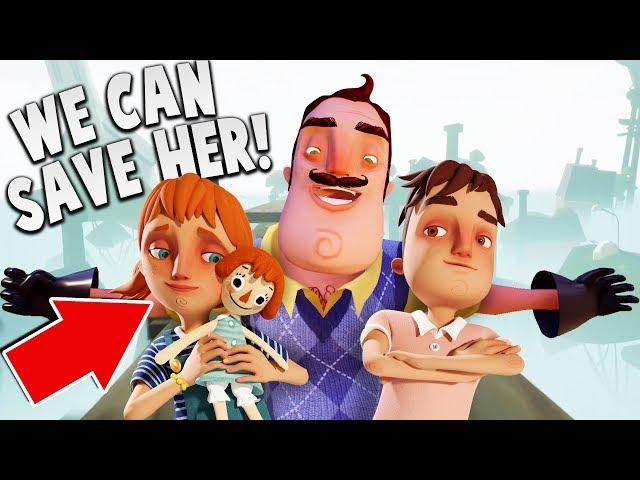 AN ALTERNATE ENDING?! SAVE MYA! | Hello Neighbor Hide & Seek Gameplay