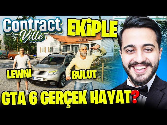 BU OYUNA BAYILACAKSINIZ! EKİPLİ GERÇEK HAYAT SİMÜLATÖR! (GTA GRAFİKLERİ) Contract Ville #1