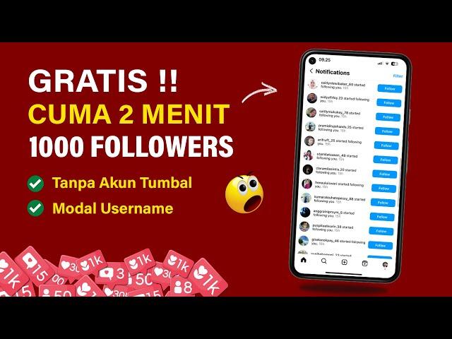 Gratis Sepuasnya Cara Menambah Followers Instagram Gratis Permanen Terbaru 2024