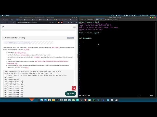 Airbnb Clone - Deploy Static | Task #1 | PLDs | ALX | Fabric | Python | DevOps | Create an Archive