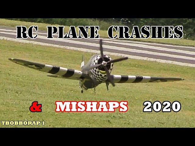 RC PLANE CRASHES & MISHAPS COMPILATION - TBOBBORAP1 - 2020