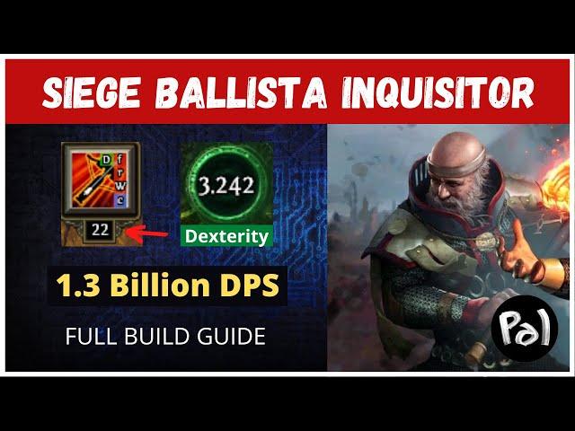 Siege Ballista Inquisitor - The Best Boss-Killer I've Ever Played, Build Guide | 3.18, Path of Exile