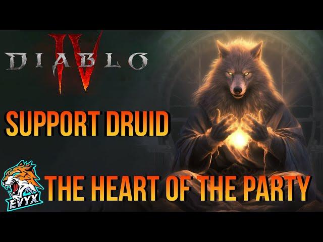 Diablo 4 - SUPPORT DRUID! GAME BREAKINGLY POWERFUL BUILD!