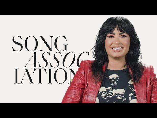 Demi Lovato Sings 'City Of Angels', Paramore & Avril Lavigne in a Game of Song Association | ELLE