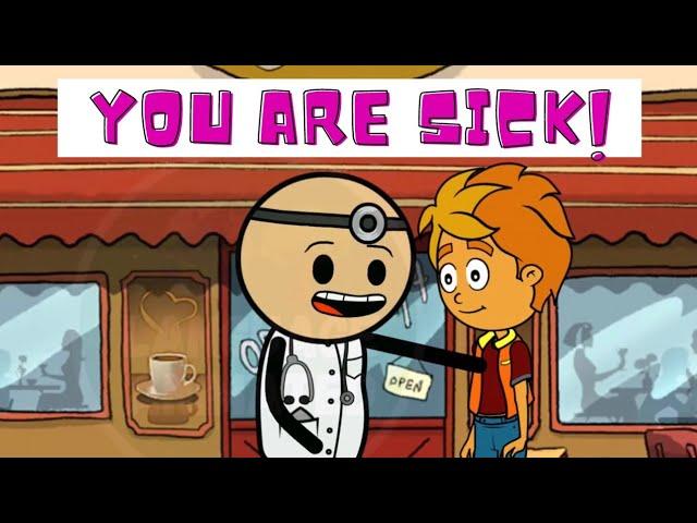 Short Turkish Conversation - A doctor and a patient | Short Turkish Cartoon