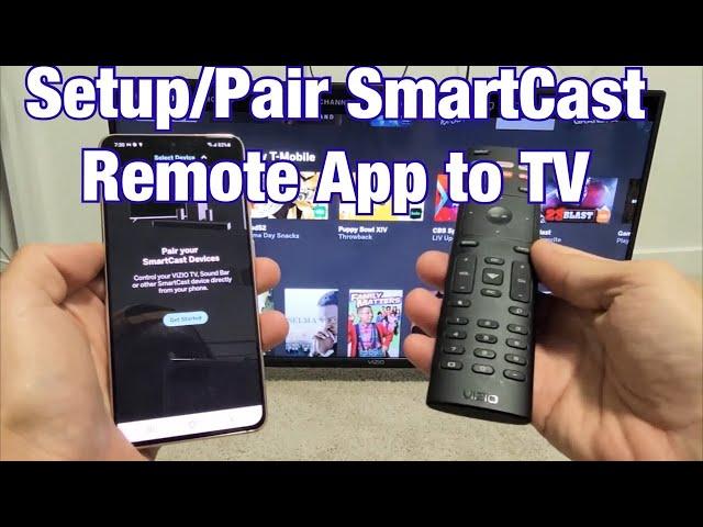 How to Setup/Pair SmartCast Remote App to Vizio SmartCast TV