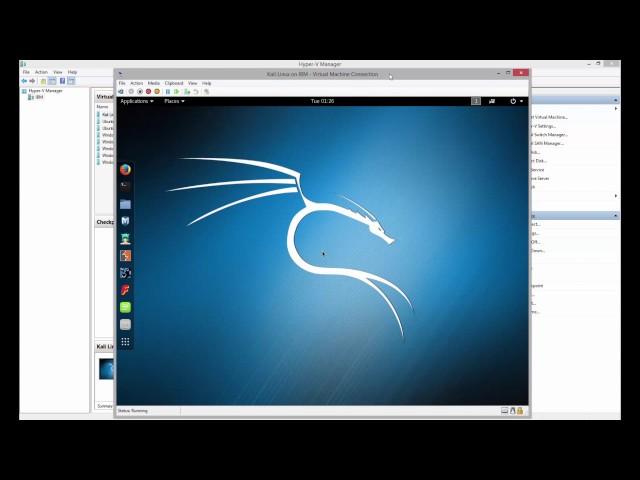 Create LIVE Kali Linux on a Virtual Machine using Hyper-V