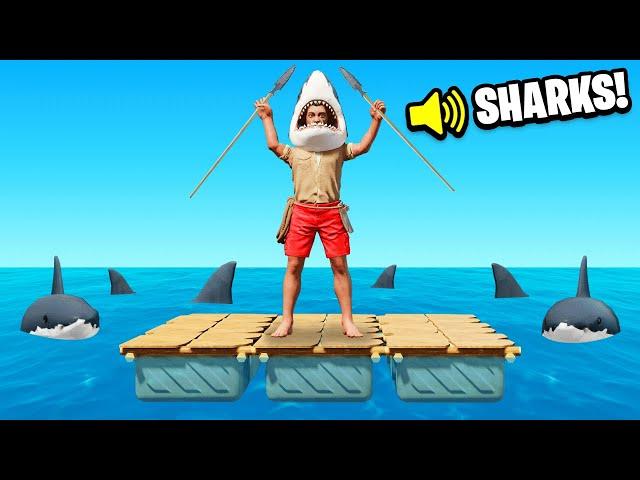 TRYING TO SURVIVE AT SEA Challenge (Raft)