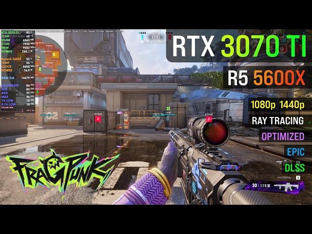 FragPunk Epic vs Competitive Settings - RTX 3070 TI (+R5 5600X)