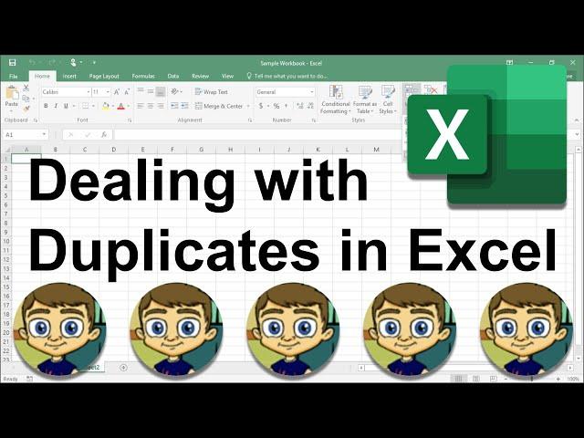 Dealing with Duplicates in Excel and Finding Unique Data