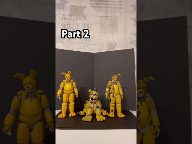 Custom withered golden Freddy figure part2