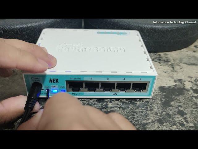 How to Reset MikroTik RB750Gr3 Hex router | Reset Mikrotik Router Hex | ITC Tutorial