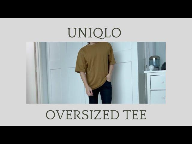 Uniqlo Airism Oversized Tee : Is it Suitable for Shorter Guys?