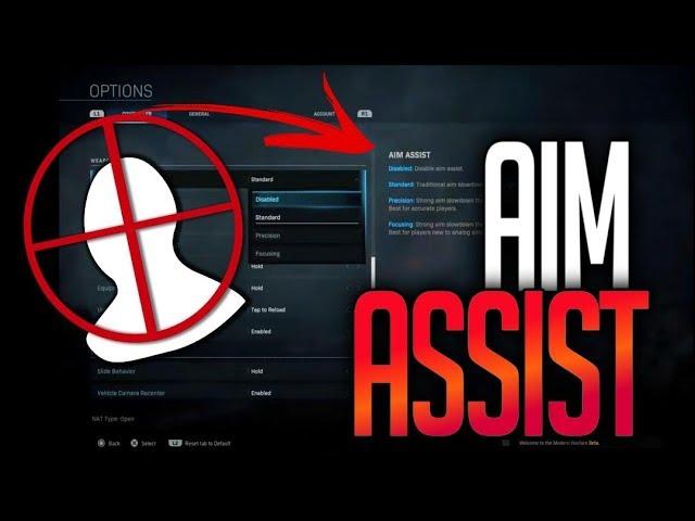 the BEST AIM ASSIST SETTING in MODERN WARFARE (COD MW 2019)