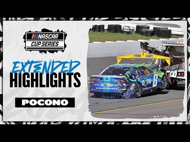 NASCAR Official Extended Highlights | NASCAR Cup Series from Pocono Raceway