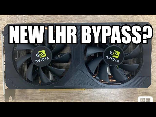 New LHR Bypass GPU's Being Sold? LHR 3060 Unlocked?