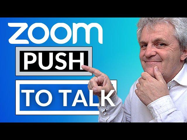 Zoom Push-To-Talk Button | Temporarily Unmute Yourself