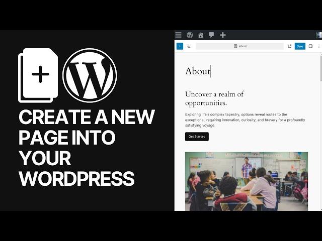 How To Create a New Page Into Your WordPress Website? Block Editor Guide