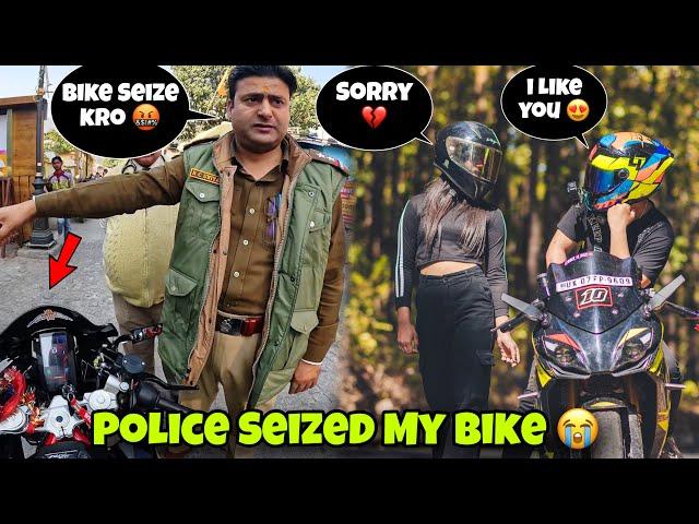 Cute Girl Reaction  on RR 310 | Police Seized My Bike | She Started Crying | Sunday Ride