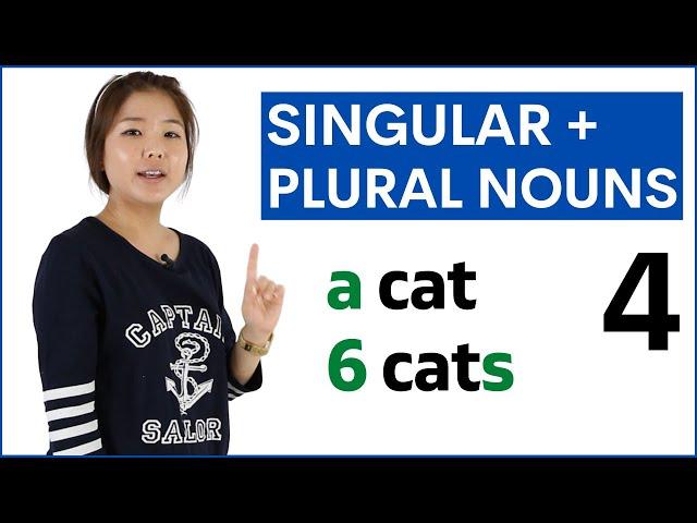 Learn Singular and Plural Nouns +s +es | Basic English Grammar Course