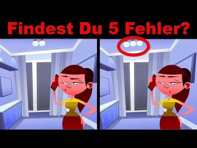 Kannst DU den Unterschied finden? Finde die Fehler in 10 Bildern!