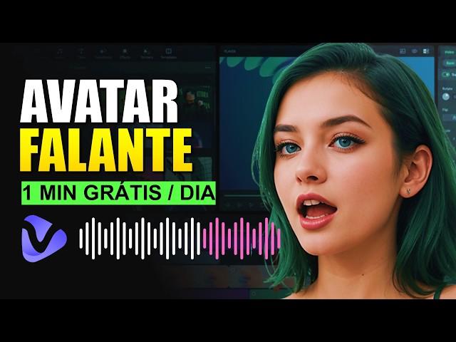 AVATAR FALANTE COM I.A - Vidnoz dá Créditos Todo Dia