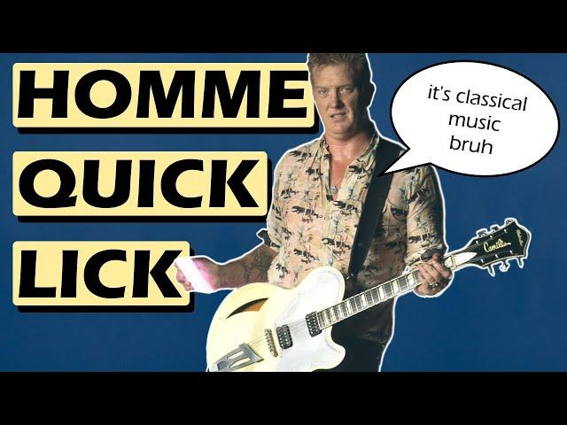 JOSH HOMME Quick Guitar Lick & Tabs | Queens Of The Stone Age