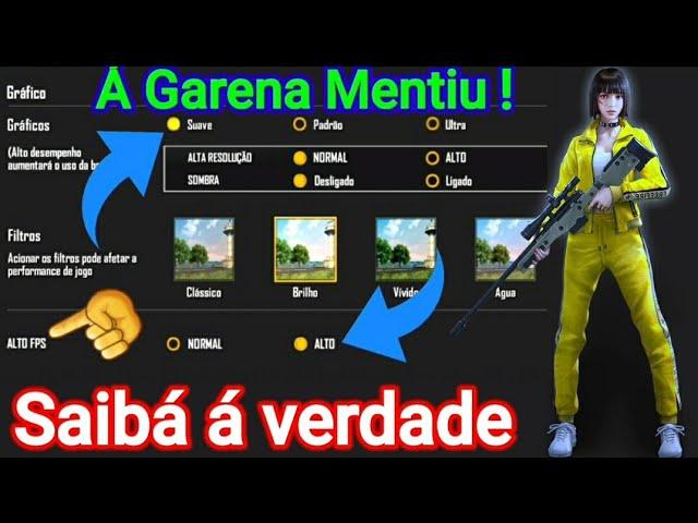 COMO ATIVAR o ALTO FPS do FREE FIRE no SUAVE./André Soares