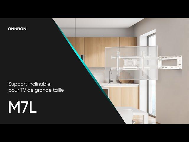 M7L Support TV mural pour des téléviseurs LCD OLED Plasma de 40 à 75 pouces