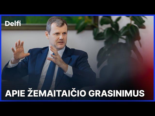 Delfi interviu. Paluckas apie Žemaitaičio grasinimus: čia ne kažkokių asmeninių ambicijų šou