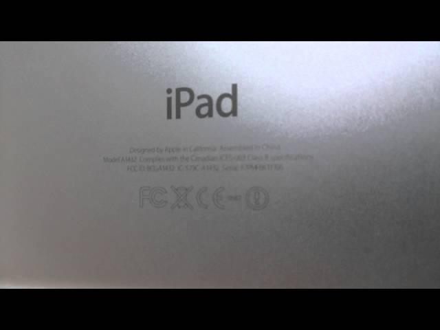 Как определить модель iPad ( Pro Air mini )