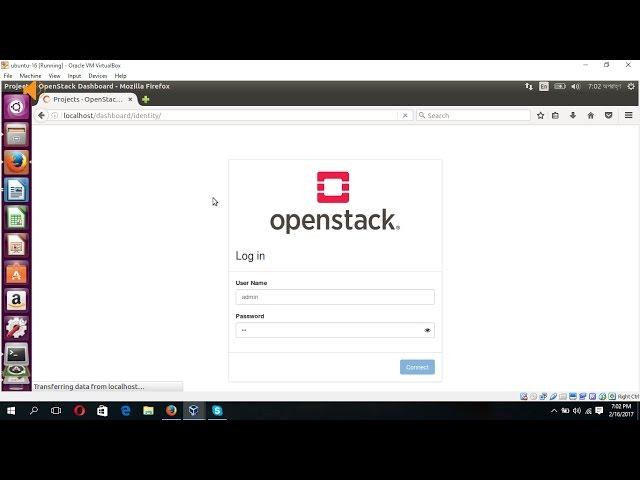 OpenStack installation using Devstack in VirtualBox & Ubuntu