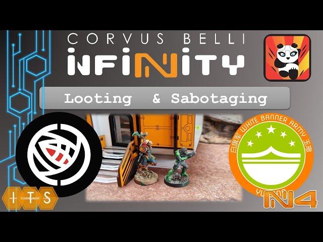 Fast Panda Gaming: Infinity N4 Battle Report - ITS15 Looting and Sabotaging (Morats vs White Banner)