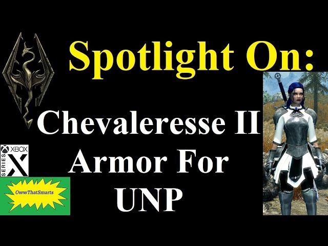 Skyrim (mods) - Spotlight On: Chevaleresse II Armor For UNP