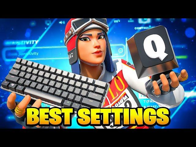 *NEW* Best Keyboard SETTINGS in Chapter 6 + Sensitivity (Fortnite Tutorial)