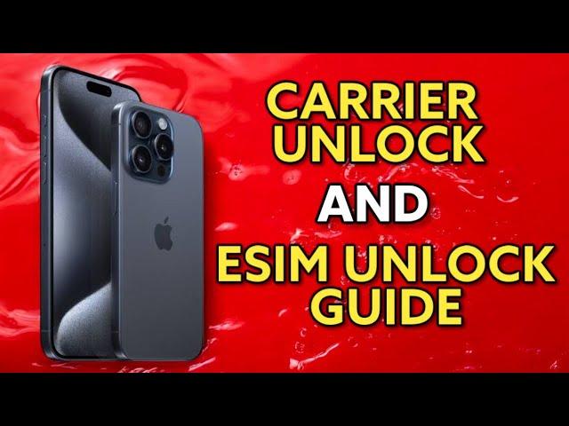 How to Unlock iPhone For Any Carrier | How to use ESIM in JV iPhone | Sim Not Supported Solution