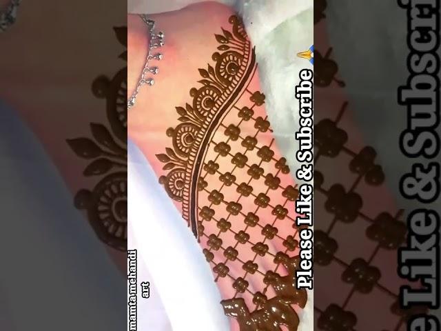 #shorts Easy bridal feet mehndi designs | arabic mehndi design | mehndi designs |pairon ki mehandi |