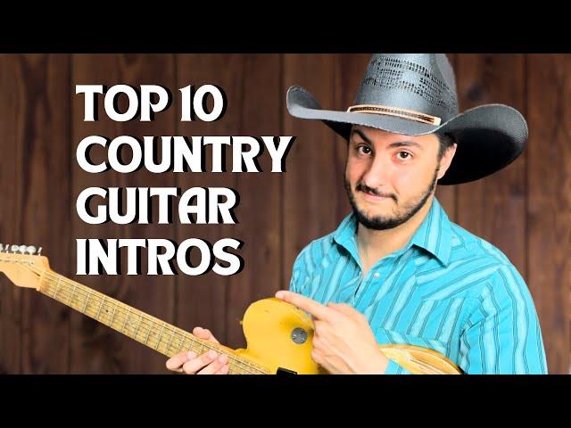 TOP 10 Country Guitar Intros Of ALL TIME!