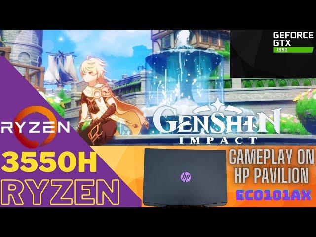 GENSHIN IMPACT | GAMEPLAY ON HP PAVILION | RYZEN 5 3550H | GTX 1650