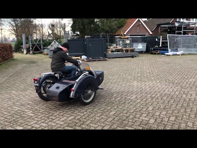 TRIUMPH 6T 1950 with STEIB TR500 sidecar