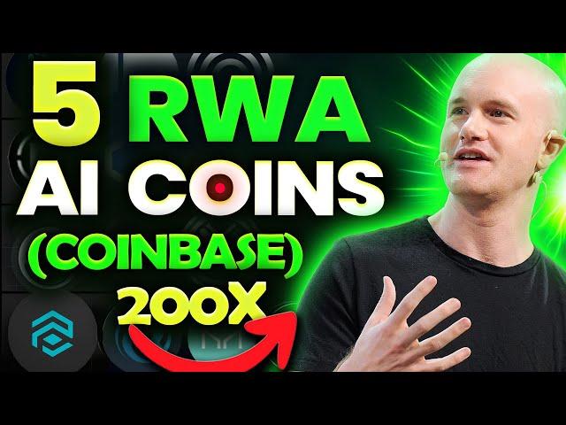 TOP 5 COINBASE Backed AI, DePIN, RWA Crypto For 2024!! - HUGE Gains Incoming! 