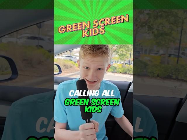 Make This The Number 1 Green Screen Kids Video! 🟩